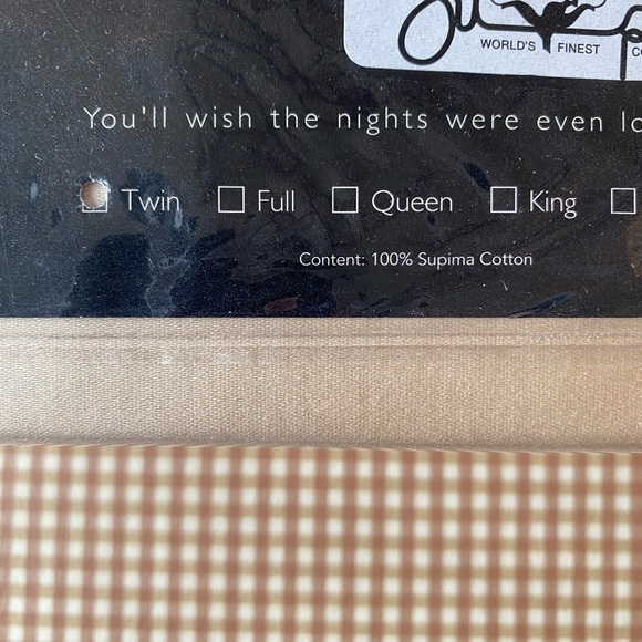 Northern Nights 100% Supima Cotton Ivory sheet set. Twin size. NWT. Unopened - Picture 6 of 14